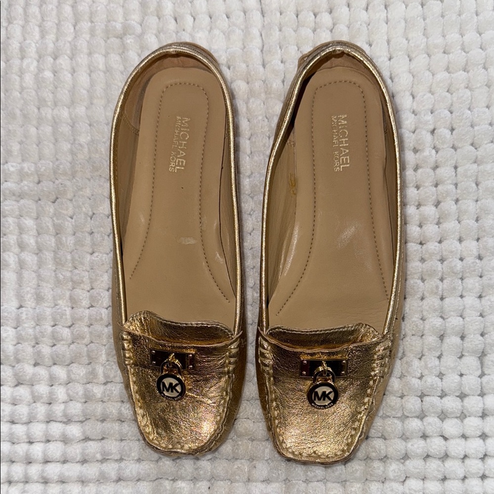 Michael Kors Gold Women's Loafers